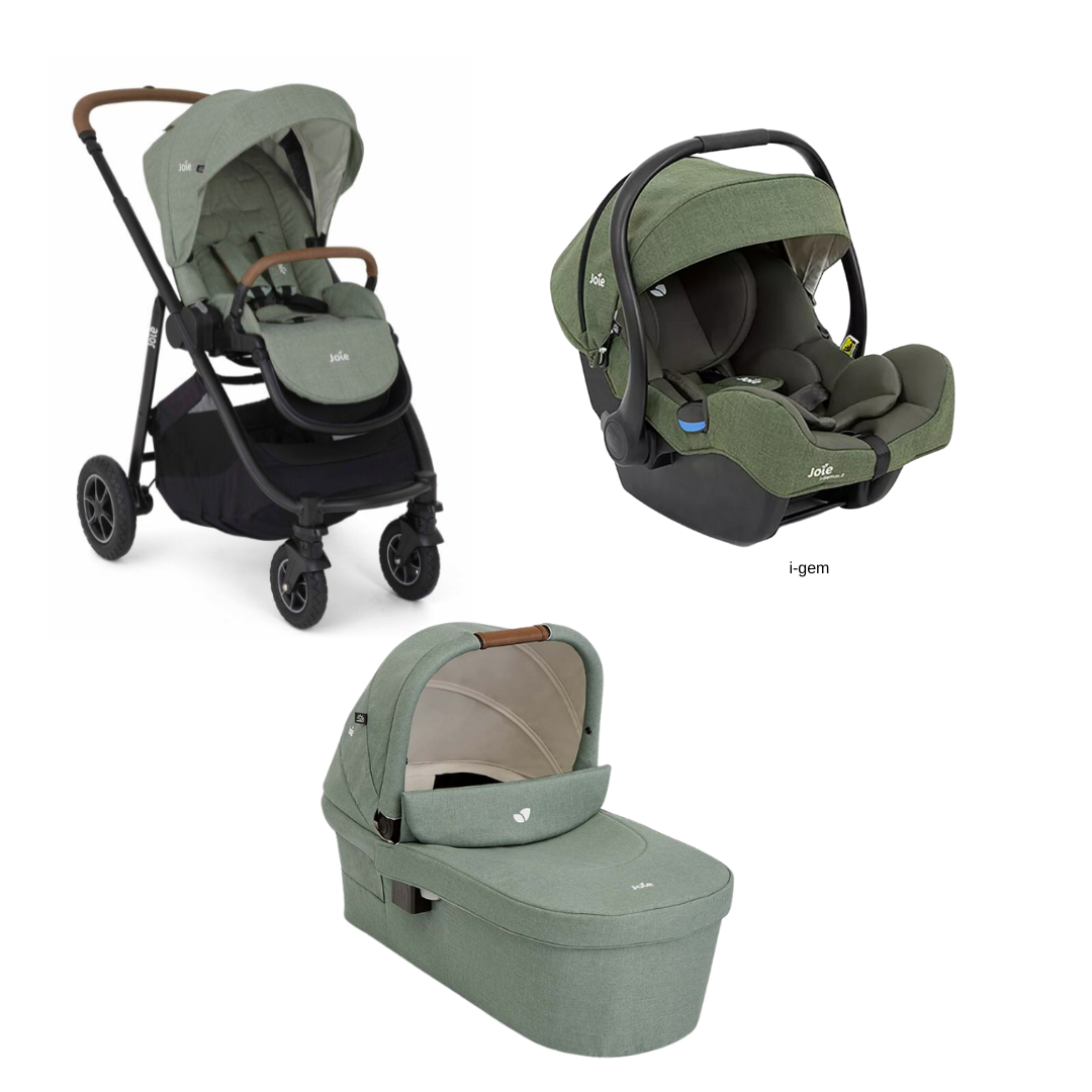Joie DUO Versatrax Silla de paseo reversible + capazo ramble XL
