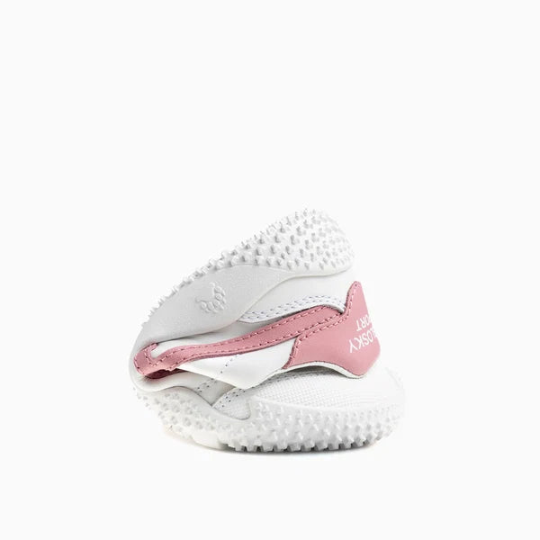 Pablosky Barefoot Sapatilha Zarpa Branco e Rosa