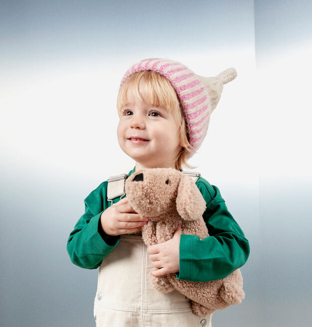 Victoria Gorro de Punto con Orejitas - Rosa