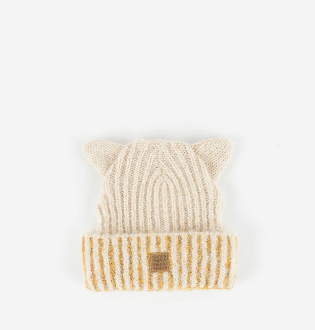 Victoria Gorro de Punto con Orejitas - Rosa