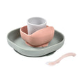 Beaba Conjunto de Refeição em Silicone 4 peças Eucalyptus