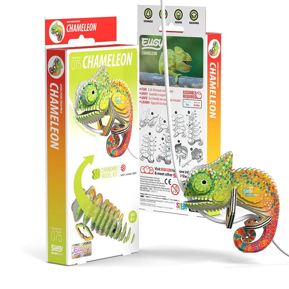 Eugy 3D Puzzle - Chameleon