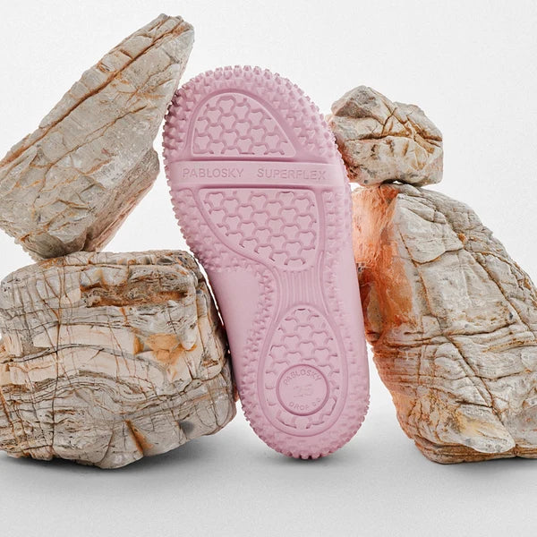 Zapatillas Pablosky Barefoot Silver Pink Knit