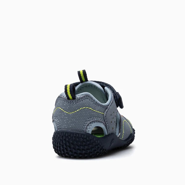 Pablosky Barefoot Sandália Steel Blue/ Orange - 985810