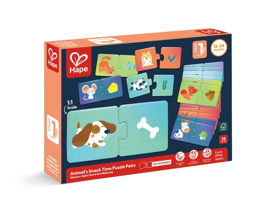 Hape Puzzle de Parejas - Snack Time