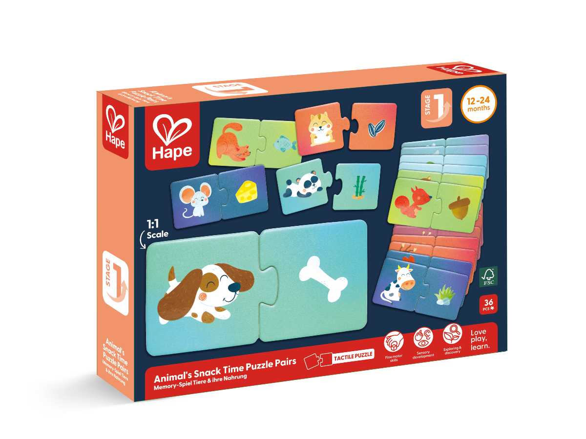 Hape Puzzle de Parejas - Snack Time