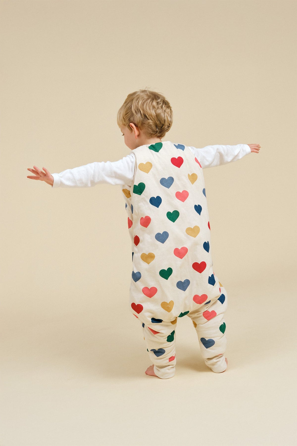 MolisandCo TOG 2.5 Saco de dormir com pés Hearts