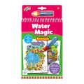 Frente do livro Galt Water Magic Animais para pintar com água, com a caneta recarregável