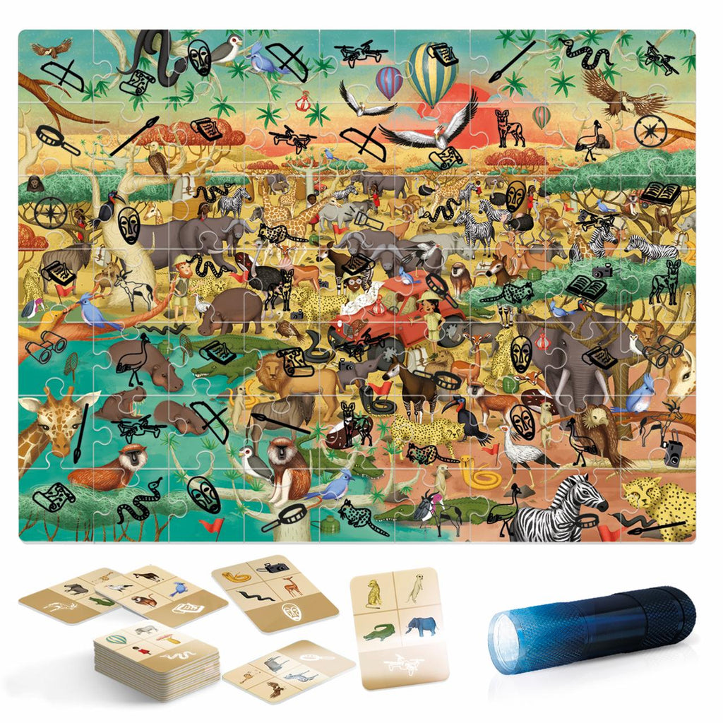 Headu - X-Ray Mission Puzzle - Safari Park