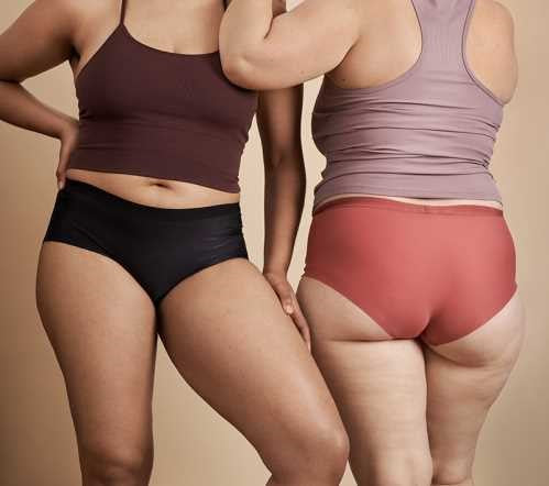ImseVimse Cueca para perdas urinárias Pretas L / 44-46