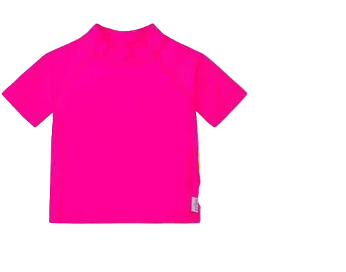BtBox Camisola manga curta proteção UV 50+ Rosa Neon