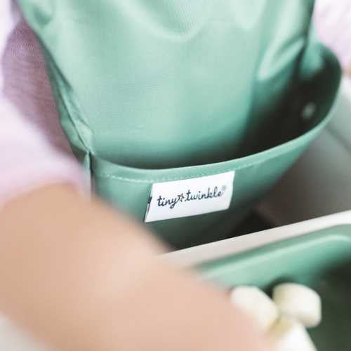 Tiny Twinkle 3-Pack Sleeveless Bibs - Green, Grey and Ice