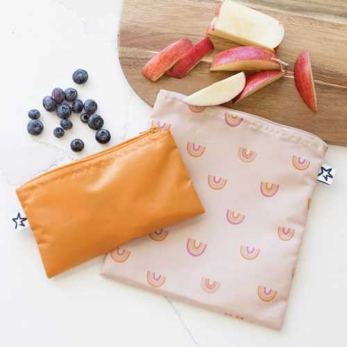 Tiny Twinkle Conjunto de 5 bolsas impermeáveis Rainbow