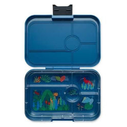 Yumbox 5-Compartment Lunchbox ANTIBES BLUE + JUNGLA PASTEL