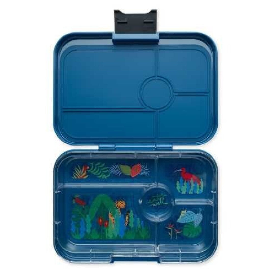 Yumbox Fiambrera con 5 compartimentos ANTIBES BLUE + JUNGLA PASTEL