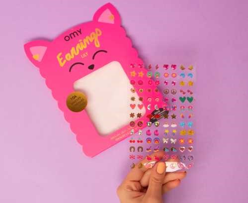 OMY autocolantes brincos para orelhas