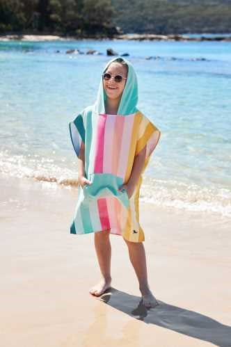 Dock and Bay Poncho de playa/piscina absorbente de secado rápido S 4-7 años