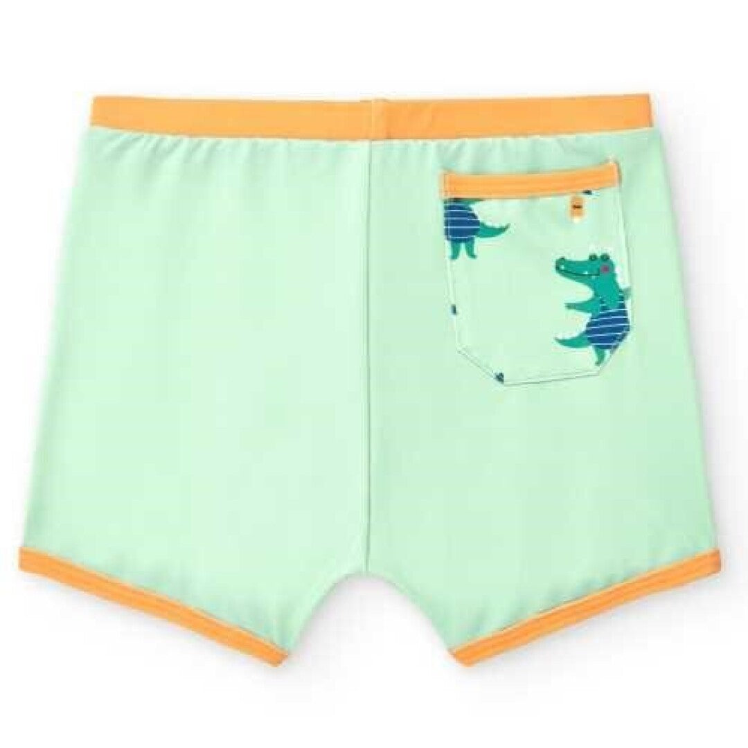 BtBox Boxer praia lycra com Proteção Solar UPF 50+ Crocodilos