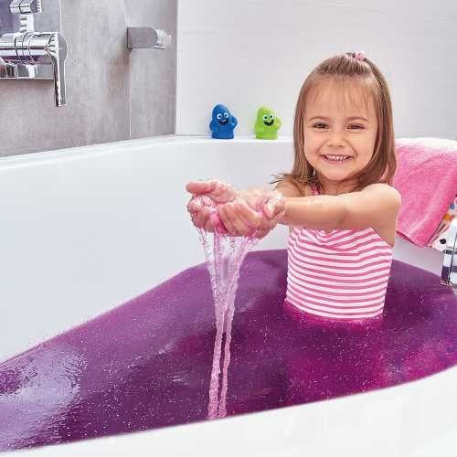 ZIMPLIKIDS Slime para banho Baff Glitter Purpura