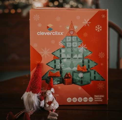 Clever Clixx Magnetic Tiles Advent Calendar 37 pieces