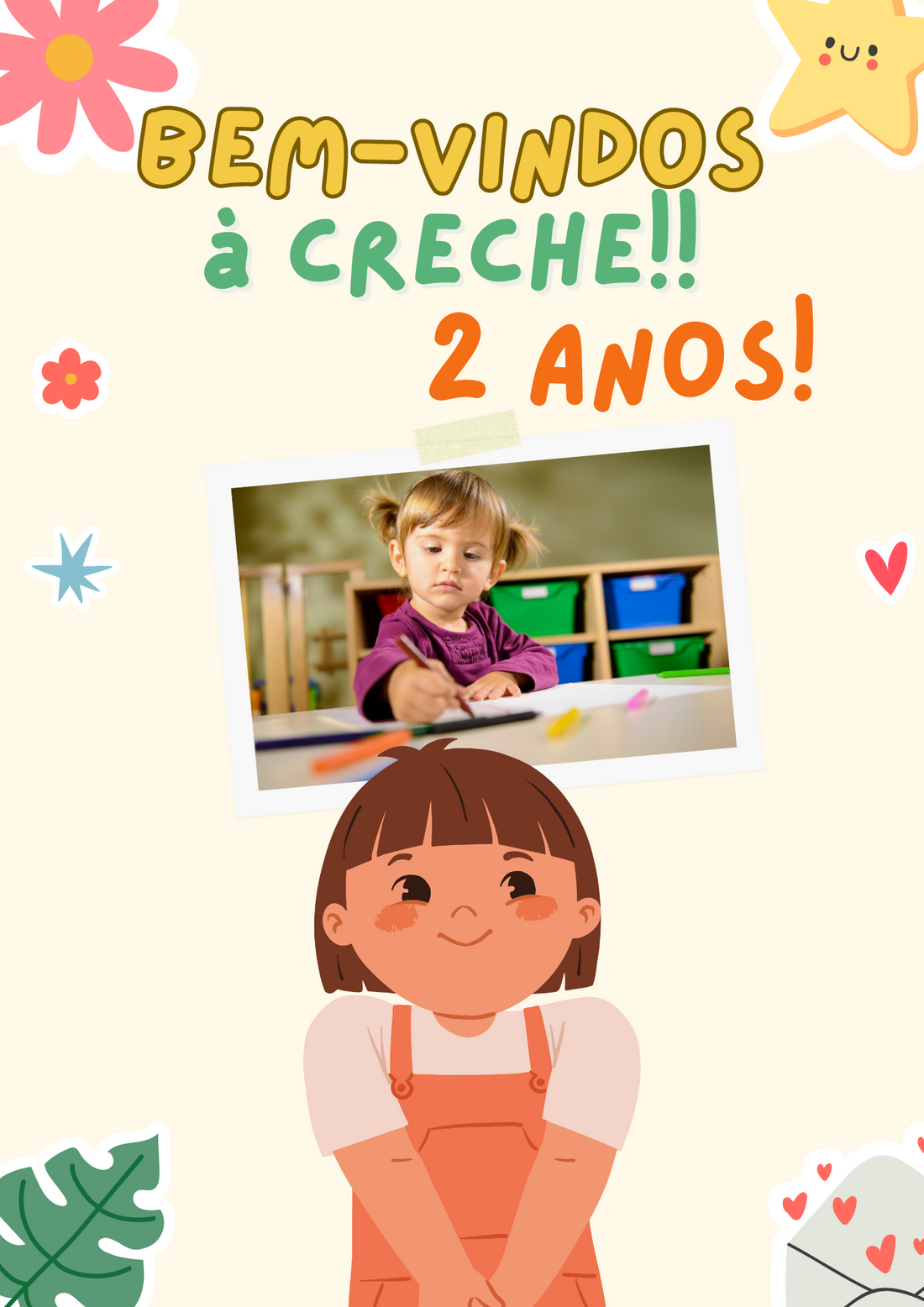 Bem-vindos à creche! Lista de material! (1 e 2 anos)