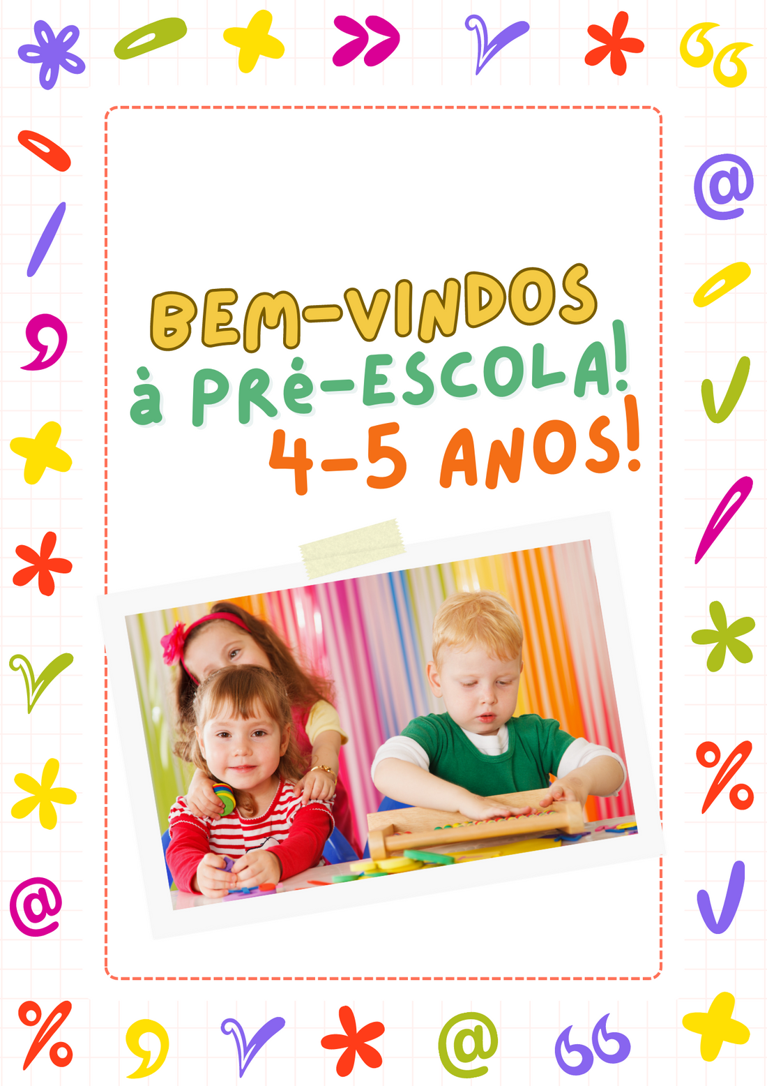 Ebook - Welcome to Preschool! Material List! (3, 4 and 5 years old)