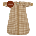 MolisandCo saco de dormir sem pés e com mangas TOG 1.0 Brown Checks