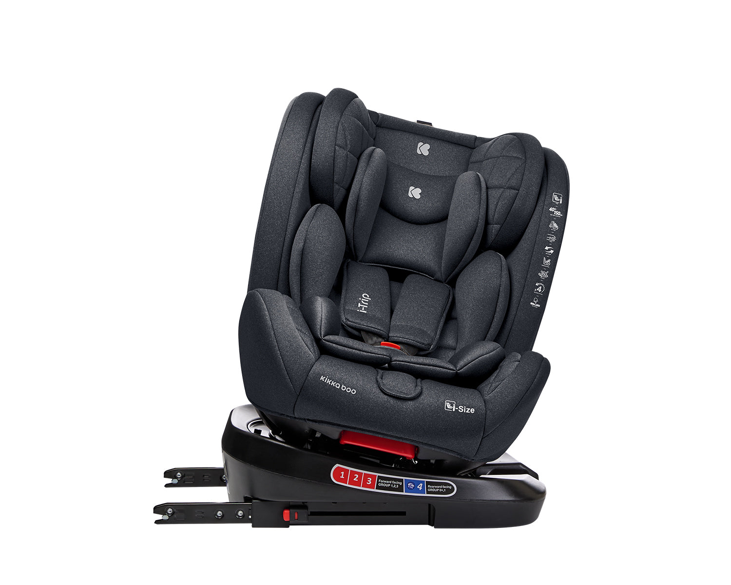 Cadeira Auto multigrupos Kikkaboo  i-Trip  40-150