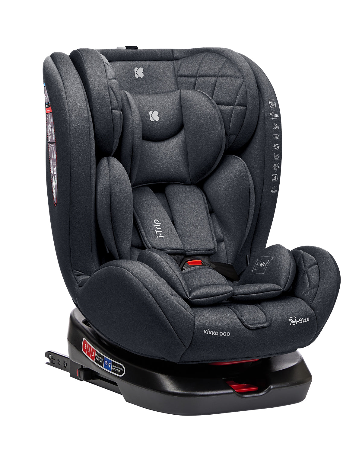 Cadeira Auto multigrupos Kikkaboo  i-Trip  40-150