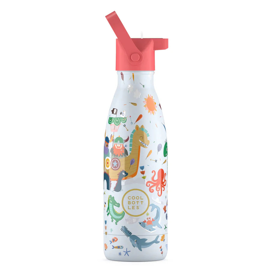 Garrafa Térmica Cool Bottles - Brave Vikings 350ml