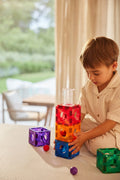 Clever Clixx Magnetic Building Blocks Ball Run Pack 60 Pieces