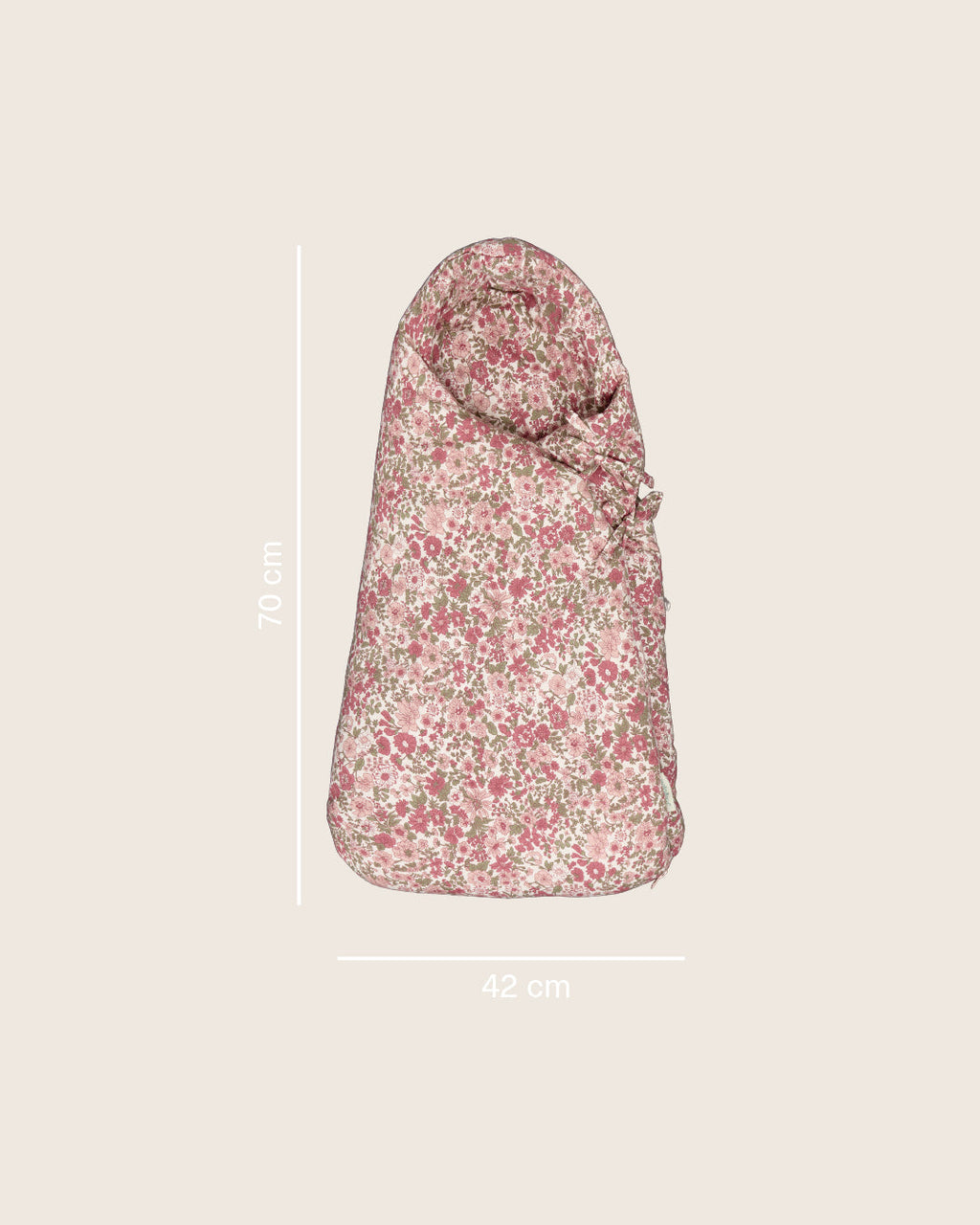 Saco para alcofa de inverno MolisandCo no padrão Winter Commelina, para carrinho de passeio