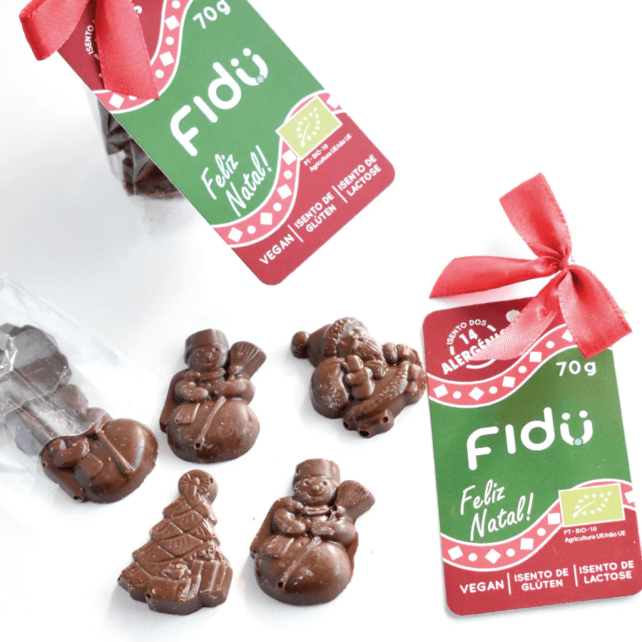 Fidu Figuras de Natal de Chocolate BIO 70g