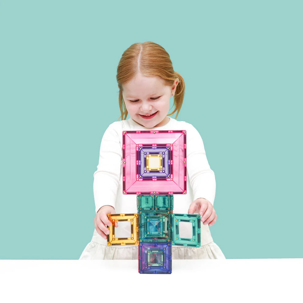 Connetix Jogo blocos Magnético Pastel Portal Pack 48 peças