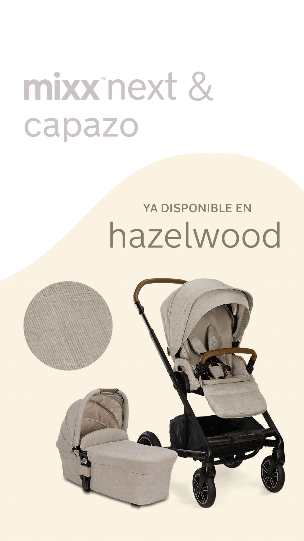 Nuna DUO / TRIO carrinho de passeio Reversível MIXX NEXT Granite