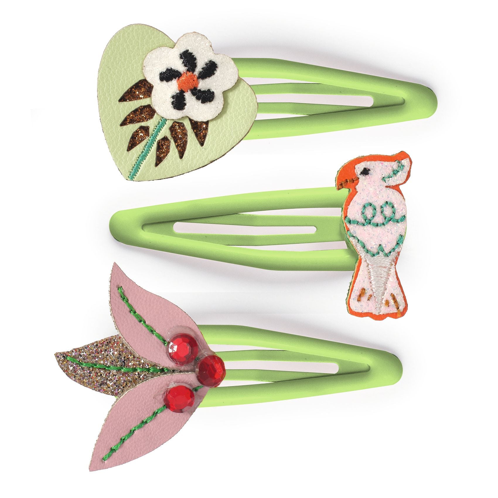 Djeco Conjunto 3 ganchos de cabelo colomba