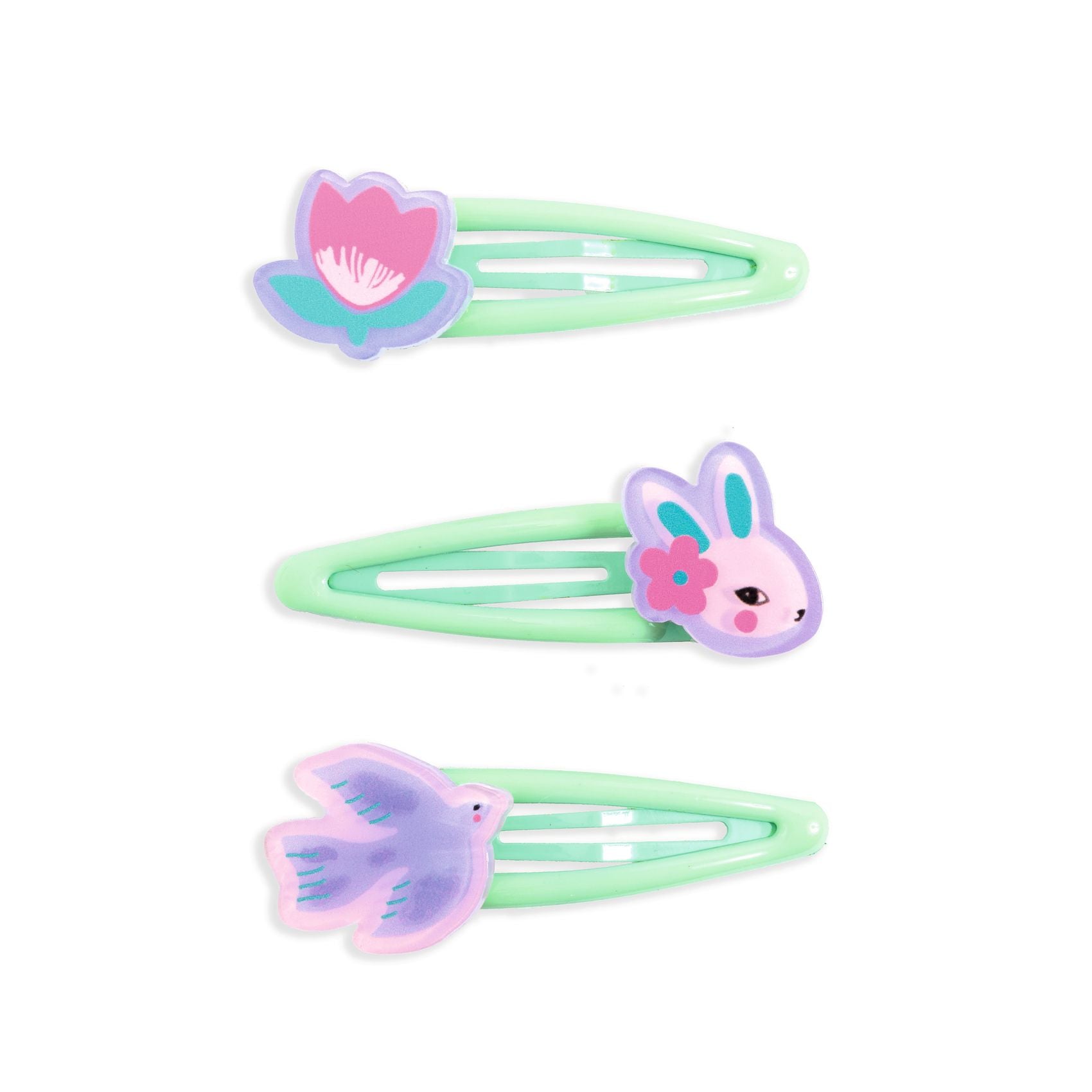Djeco Conjunto 3 ganchos de cabelo eglantine