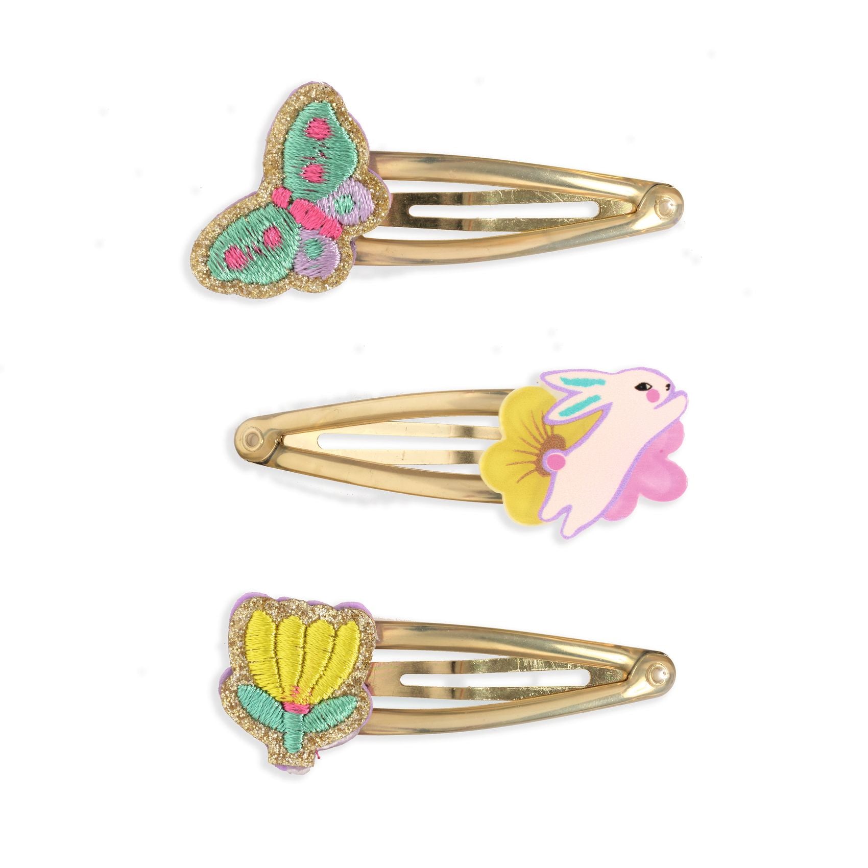 Djeco Conjunto 3 ganchos de cabelo pensee