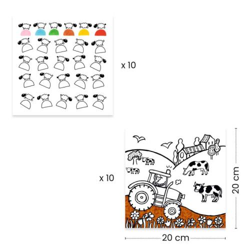 Djeco Atividades de colorir - Quinta