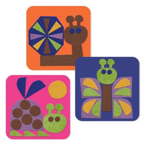 Djeco Actividades de colagens - Suaves criações