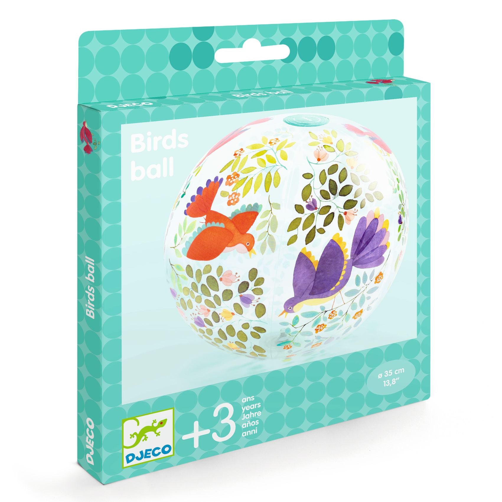 Djeco Birds ball bola insuflavel c passaros 35cm