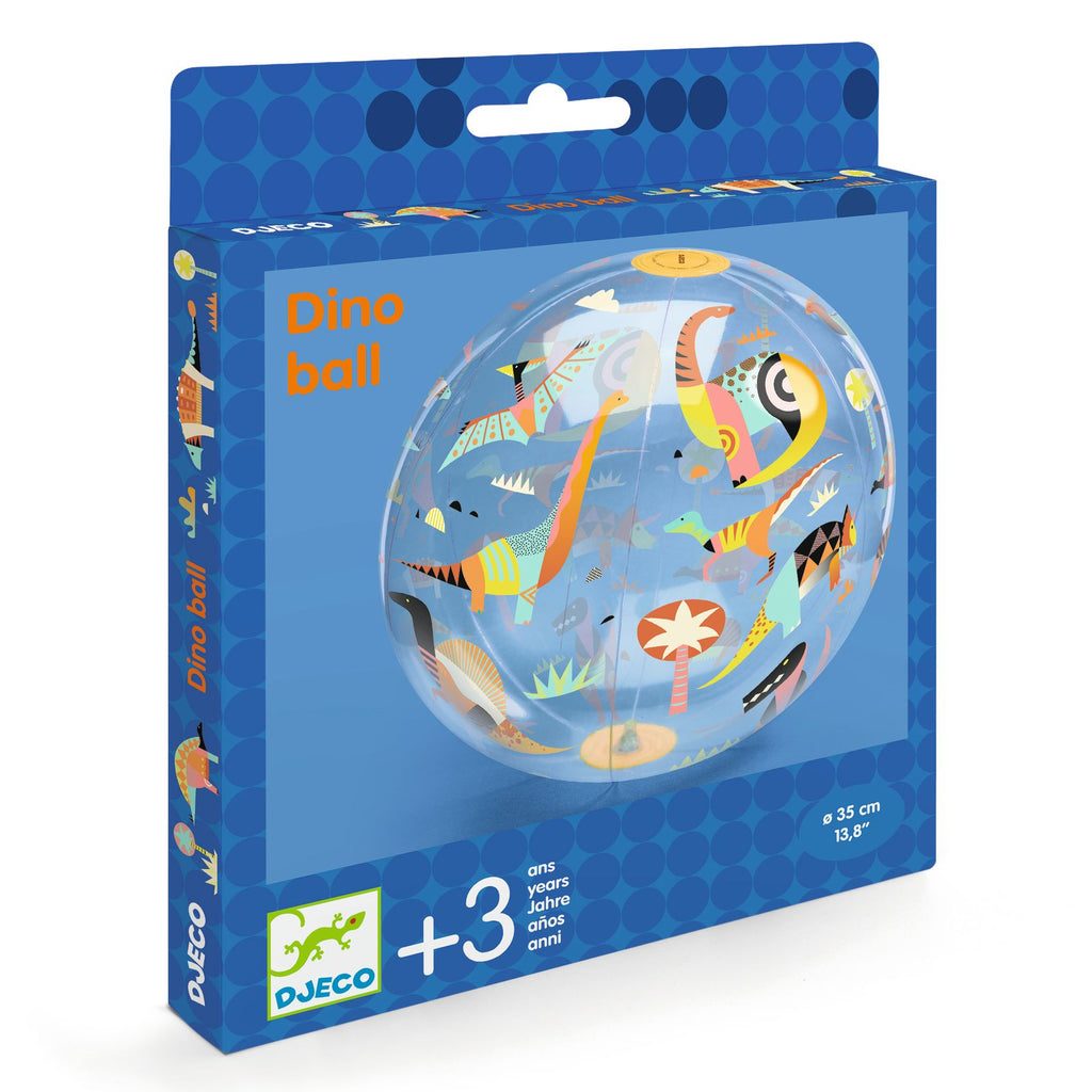 Djeco Dino ball bola insuflavel fluorescente 35cm