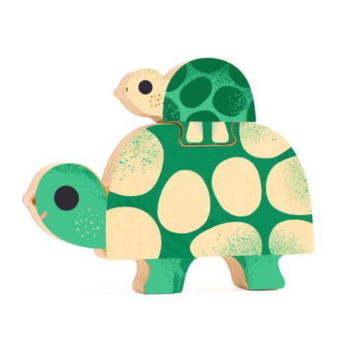 Djeco Puzz & Play Family – Wooden Animal Puzzle