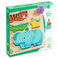 Djeco Woodywild puzzle de madeira para empilhar