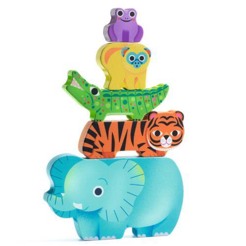 Djeco WoodyWild – Wooden Stacking Puzzle