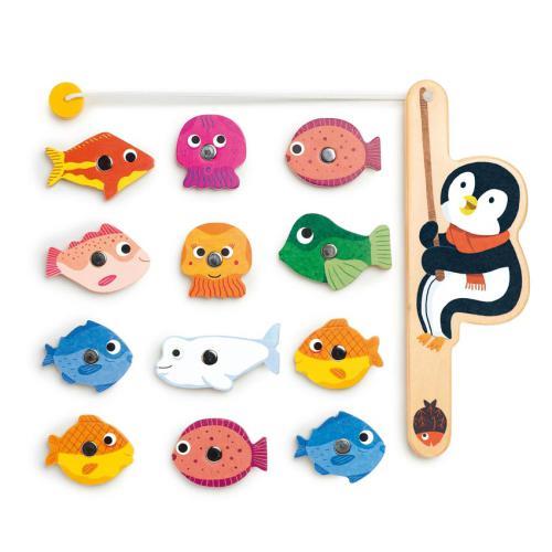 Djeco Juego de Pesca Magnético FishArtic