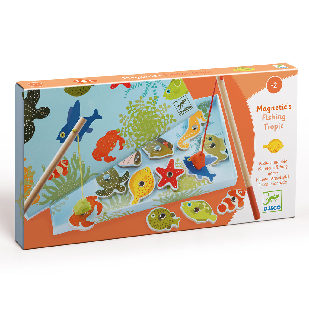 Djeco Fishing tropic jogo de pesca magnetico