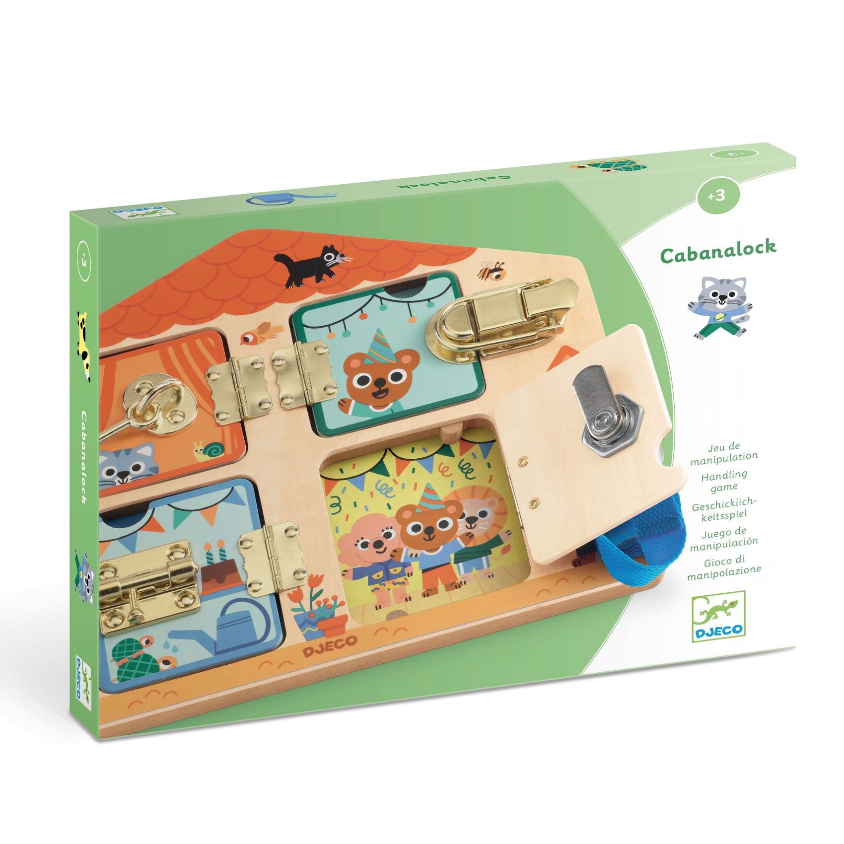 Djeco Jogo de abrir fechaduras cabanalock