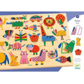 Djeco Puzzle de Madeira 22 peças - Geo Animais