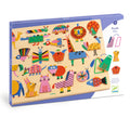 Djeco Puzzle de madeira 22 pecas geo animais